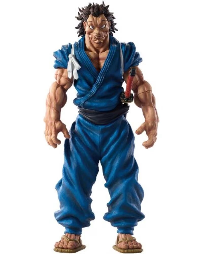 ICHIBANSHO FIGURA BAKI MASTERLISE MUSASHI MIYAMOTO GIANT HEARTBEAT 26CM