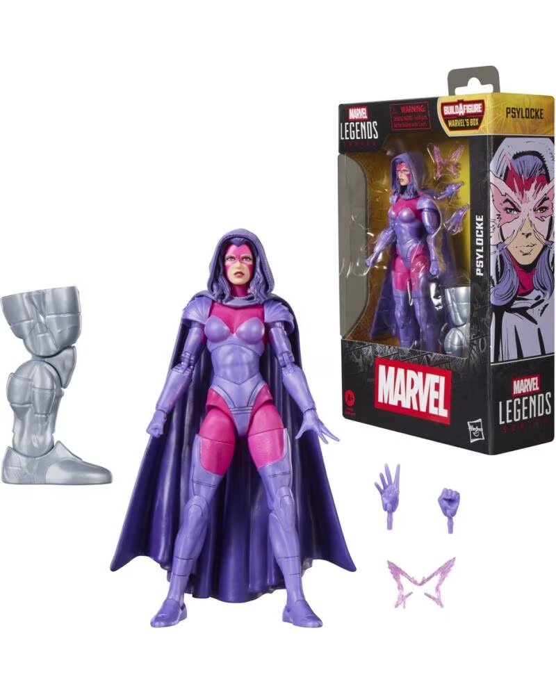 HASBRO Figura marvel legends series build a figure marvels box psylocke