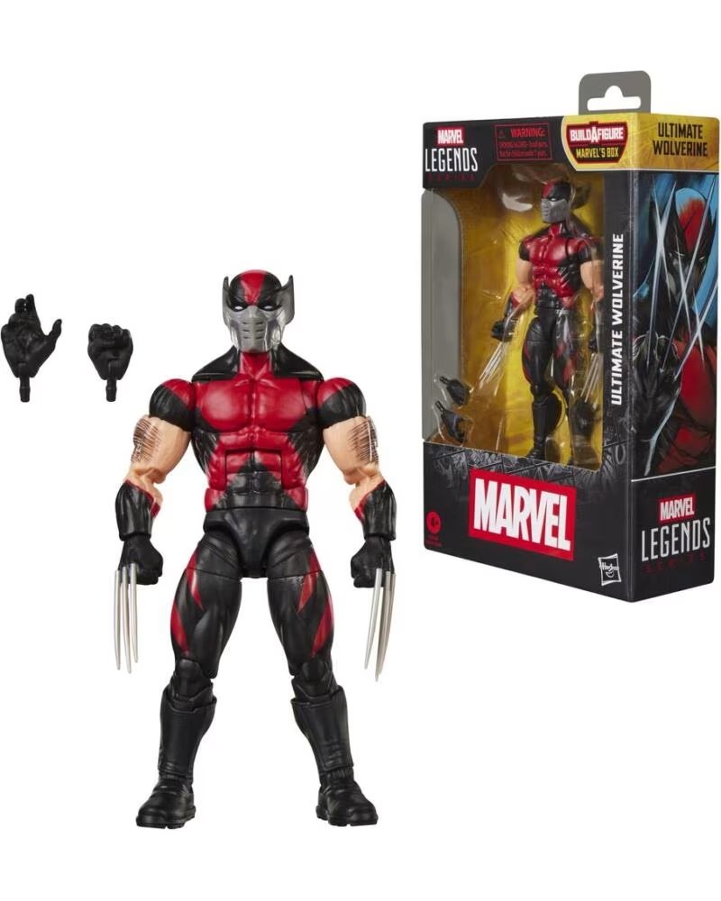 HASBRO Figura marvel legends series build a figure marvels box ultimate wolverine