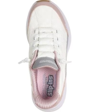 SKECHERS SCARPA SPORTIVA PER BAMBINA 303949L CONTOUR FOAM WHITELAVENDER