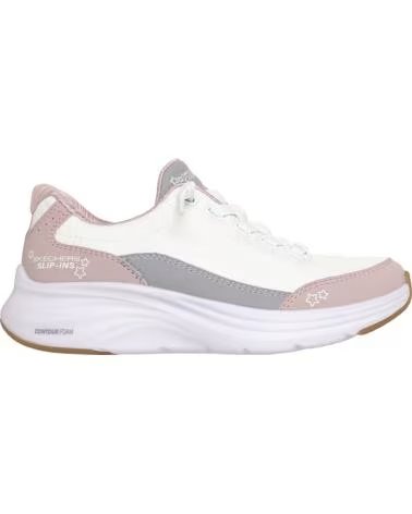 SKECHERS SCARPA SPORTIVA PER BAMBINA 303949L CONTOUR FOAM WHITELAVENDER
