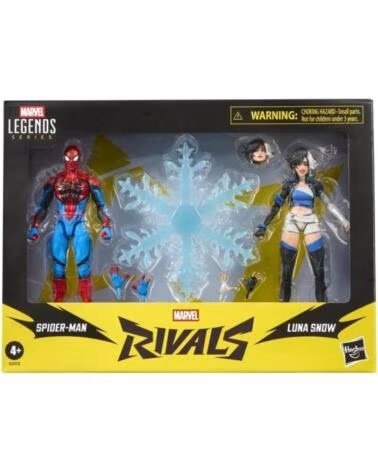 HASBRO FIGURA MARVEL RIVALS SPIDER-MAN E LUNA SNOW