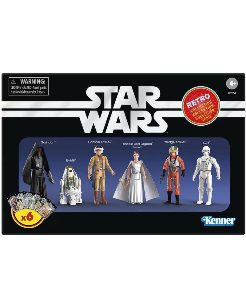 HASBRO Figuras star wars retro collection 6 unidades
