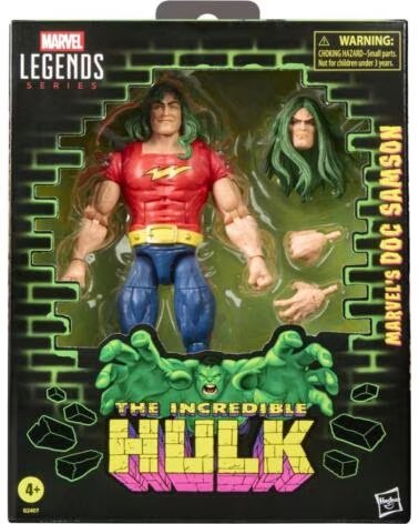 HASBRO Figura marvel legends series the incredible hulk marvels doc samson