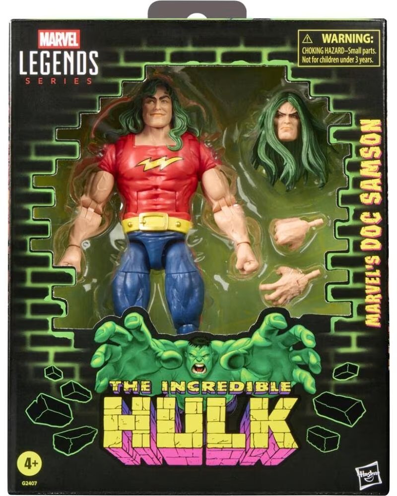 HASBRO Figura marvel legends series the incredible hulk marvels doc samson