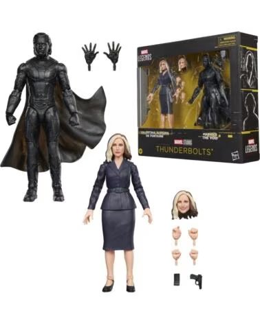 HASBRO 2ER-PACK MARVEL LEGENDS SERIES THUNDERBOLTS ACTIONFIGUREN VALENTINA ALLEGRA DE FONTAINE & MARVEL´S THE VOID