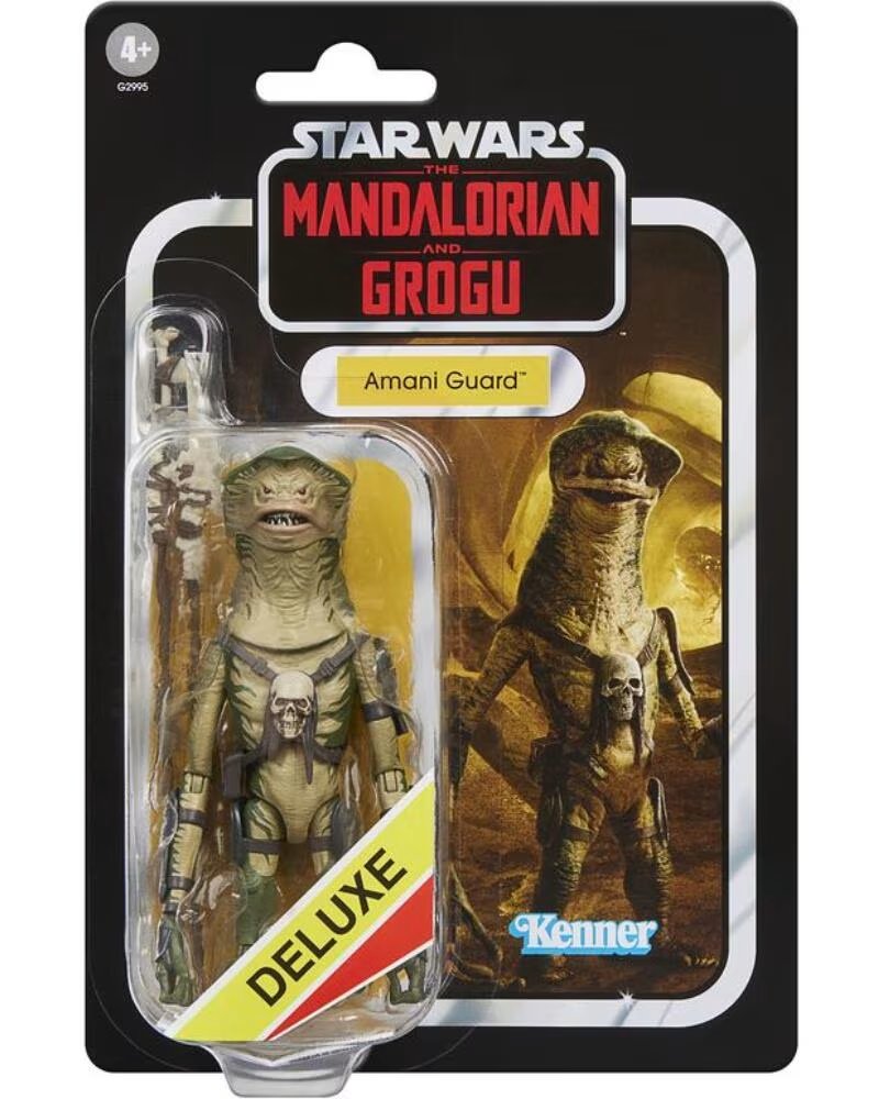 HASBRO FIGURA STAR WARS THE MANDALORIAN AND GROGU AMANI GUARD