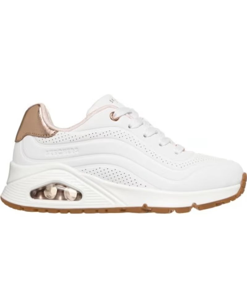 SKECHERS ZAPATILLAS UNO GEN1 310286L BLANCO WHITE SYNTHETIC W- TRIM