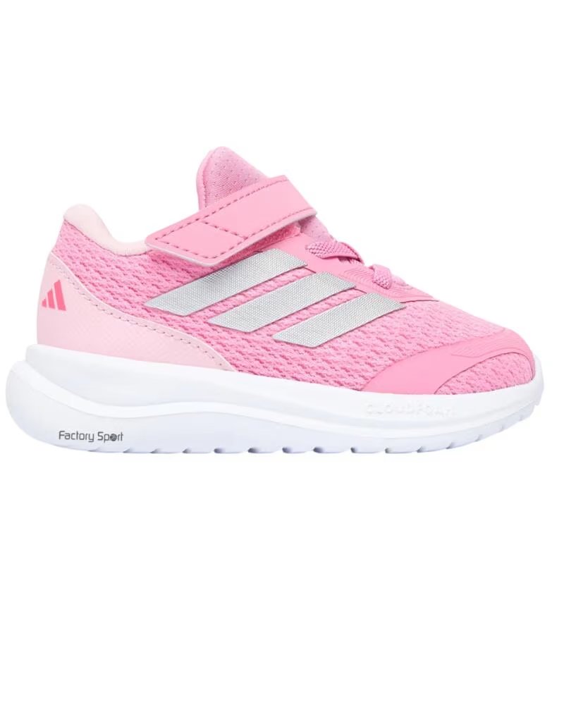 ADIDAS SCARPE RUNFALCON 6 EL I KI1780 BB VELCRO ROSA-ARGENTO ROSA