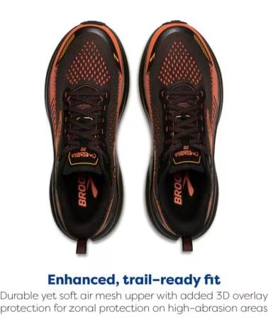 BROOKS CHAUSSURES DE TRAIL CASCADIA 20 HOMME NOIR NEGRO