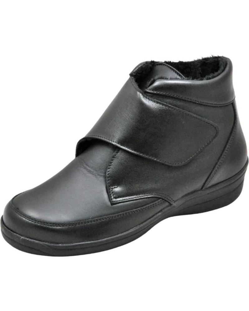 Botines de Mujer LUMEL - BOTA CIERRE VELCRO PALA ELASTICA PLANTILLA EXTRAI BLACK 2738-GLAM