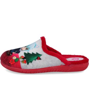 BUBBLE BOBBLE ZAPATILLAS DE CASA EN PARA NINAS ROJO