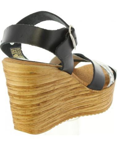 Sandali per Donna CUMBIA 31001 PIEL BLANCO-NEGRO