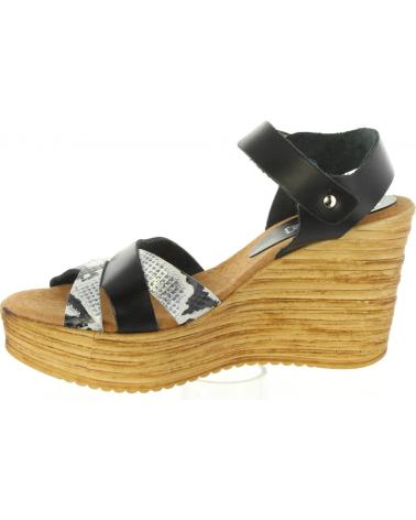 Sandali per Donna CUMBIA 31001 PIEL BLANCO-NEGRO
