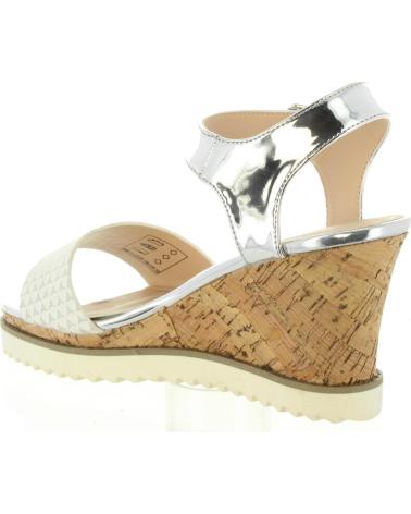 Sandalias de Mujer URBAN 398786-B6600 WHITE-SILVER