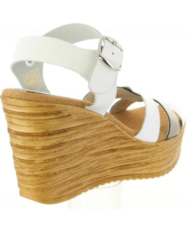 Sandalias de Mujer CUMBIA 31001 PIEL COMBI BLANCO