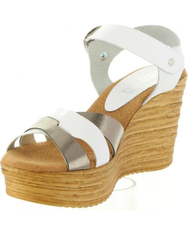 Sandalias de Mujer CUMBIA 31001 PIEL COMBI BLANCO