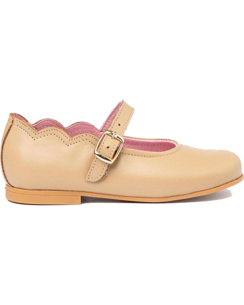 Ballerines pour Fille ANGELITOS FRANCESITA PIEL 1103 CAMEL