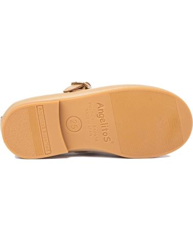 Ballerines pour Fille ANGELITOS FRANCESITA PIEL 1103 CAMEL