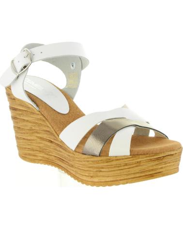 Sandalias de Mujer CUMBIA 31001 PIEL COMBI BLANCO