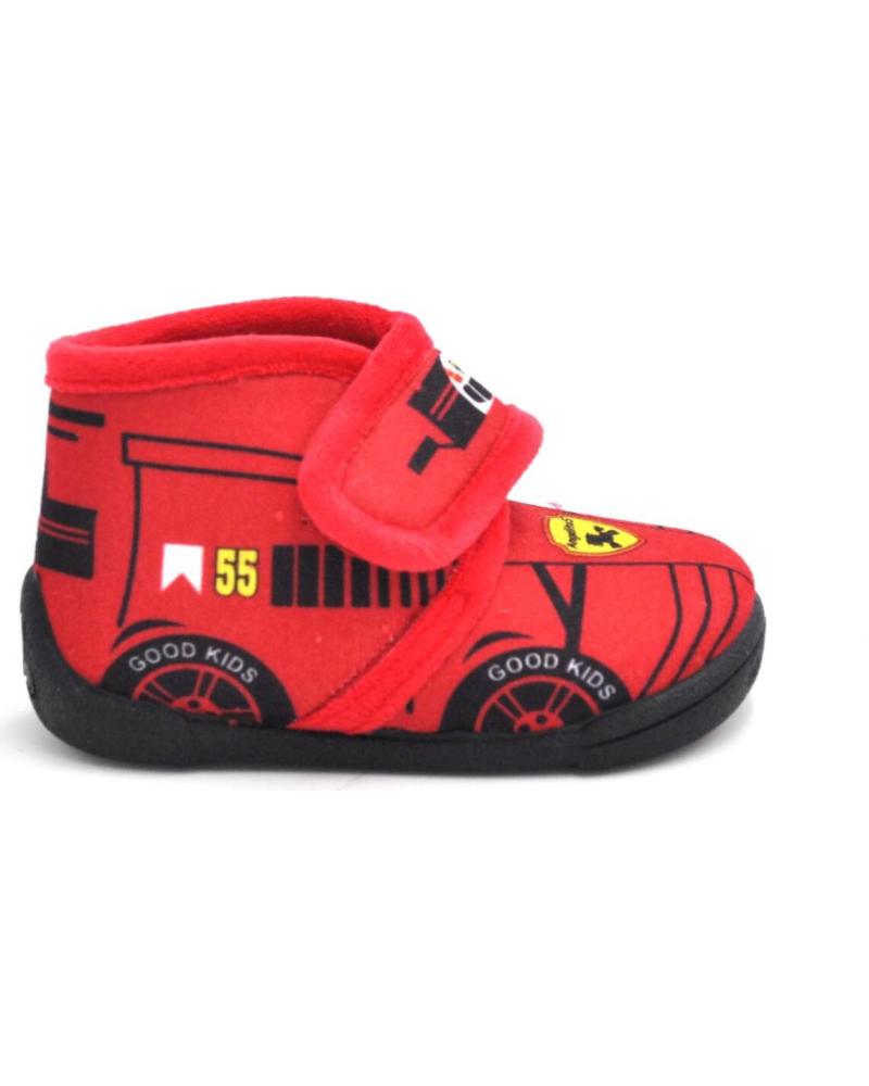 Hausschuhe für Mädchen und Junge ANGELITOS PANTUFLA FERRARI 140 ROJO