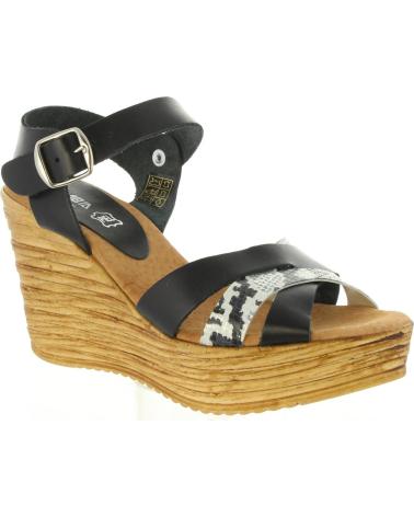 Sandali per Donna CUMBIA 31001 PIEL BLANCO-NEGRO
