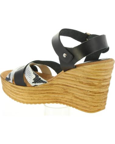 Sandali per Donna CUMBIA 31001 PIEL BLANCO-NEGRO