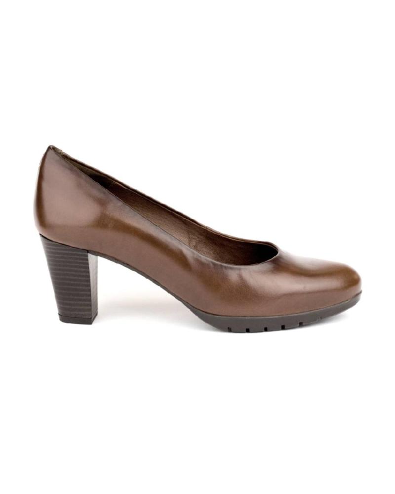 SAPATOS DE SALTO DESIREÉ CONFORTÁVEL SIENA - CASTANHO SIENA