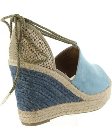 Zapatos de cuña de Mujer URBAN 393443-B6600 GREY BLUE-TAUPE