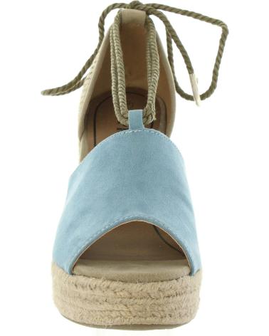 Zapatos de cuña de Mujer URBAN 393443-B6600 GREY BLUE-TAUPE