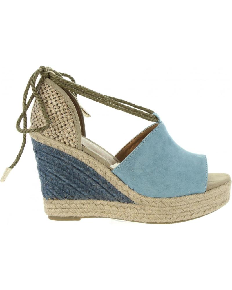 Zapatos de cuña de Mujer URBAN 393443-B6600 GREY BLUE-TAUPE