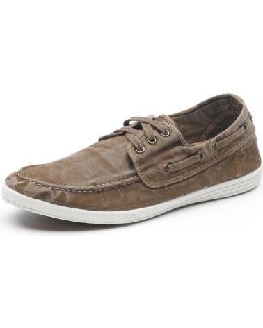 Zapatos de Hombre NATURAL WORLD 303E H - 48 OLD ELBRUS NAUTICO ENZIMATI CAFE GRANO