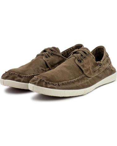 Zapatos de Hombre NATURAL WORLD 303E H - 48 OLD ELBRUS NAUTICO ENZIMATI CAFE GRANO
