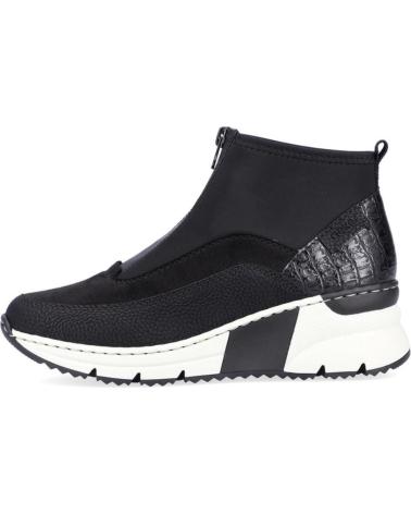 Botines de Mujer RIEKER BOTIN CONFORT NEGRO 0