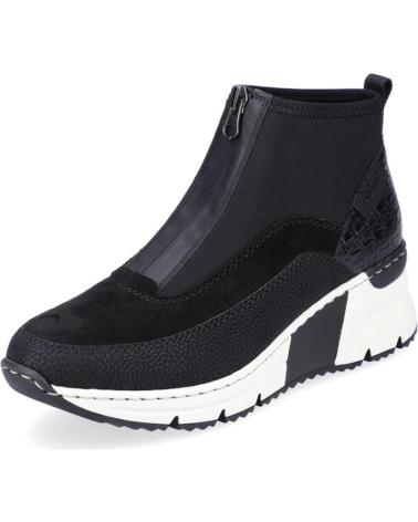 Botines de Mujer RIEKER BOTIN CONFORT NEGRO 0