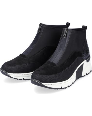 Botines de Mujer RIEKER BOTIN CONFORT NEGRO 0