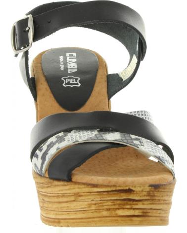 Sandali per Donna CUMBIA 31001 PIEL BLANCO-NEGRO