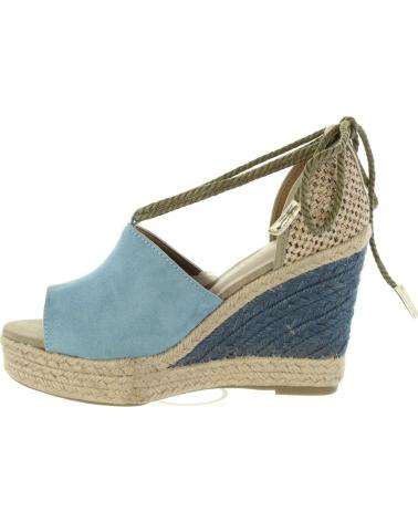 Zapatos de cuña de Mujer URBAN 393443-B6600 GREY BLUE-TAUPE