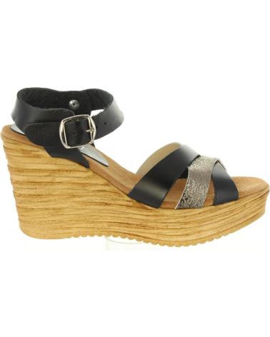 Sandalias de Mujer CUMBIA 31001 PIEL COMBI NEGRO