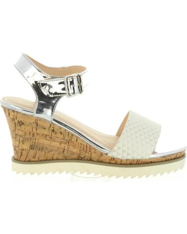 Sandalias de Mujer URBAN 398786-B6600 WHITE-SILVER