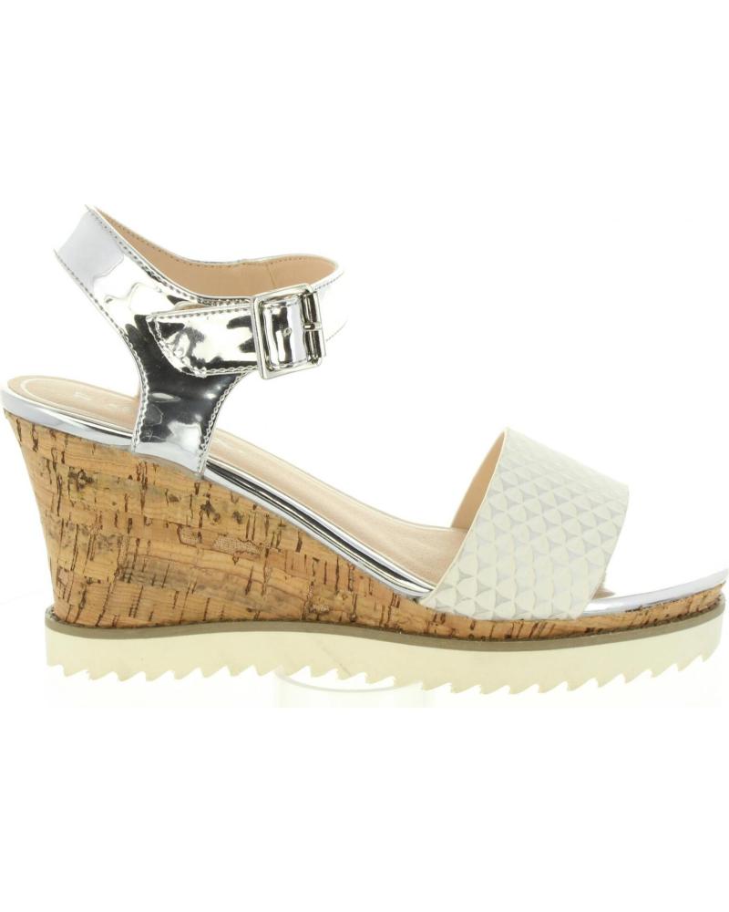 Sandalias de Mujer URBAN 398786-B6600 WHITE-SILVER