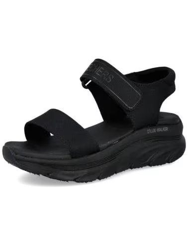 SKECHERS ZAPATOS MUJER SANDALIAS MODELO D LUX NEGRO