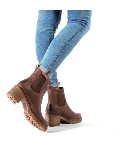 Botas de Mulher PANAMA JACK BOTAS OTONO-INVIERNO CUERO PIA B8 BRANDY
