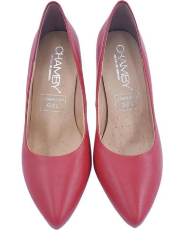 Zapatos de Mujer CHAMBY ZAPATOS SALON VARIOS 4330 ROJO