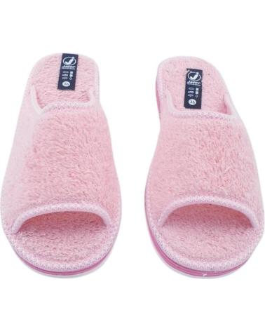 Calzado de casa de Mujer JAVER ZAPATILLAS PRIMAVERA-VERANO TOALLA VARIOS 213 ROSA