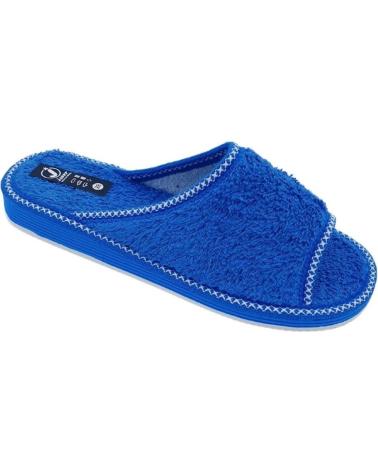 Calzado de casa de Mujer JAVER ZAPATILLAS PRIMAVERA-VERANO TOALLA VARIOS 213 AZUL