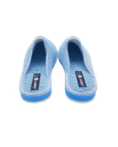 Calzado de casa de Mujer JAVER ZAPATILLAS PRIMAVERA- VERANO RIZO VARIOS 26416 AZUL CLARO