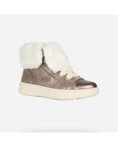 GEOX SNEAKERS CON CREMALLERA DK BEIGE