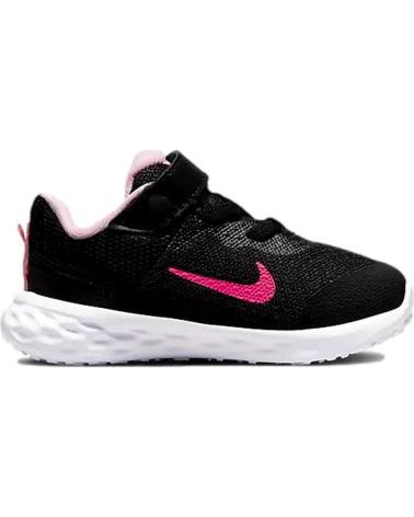 Sportivo per Bambina e Bambino NIKE ZAPATILLAS NIA REVOLUTION 6 NN DD1094 NEGRO
