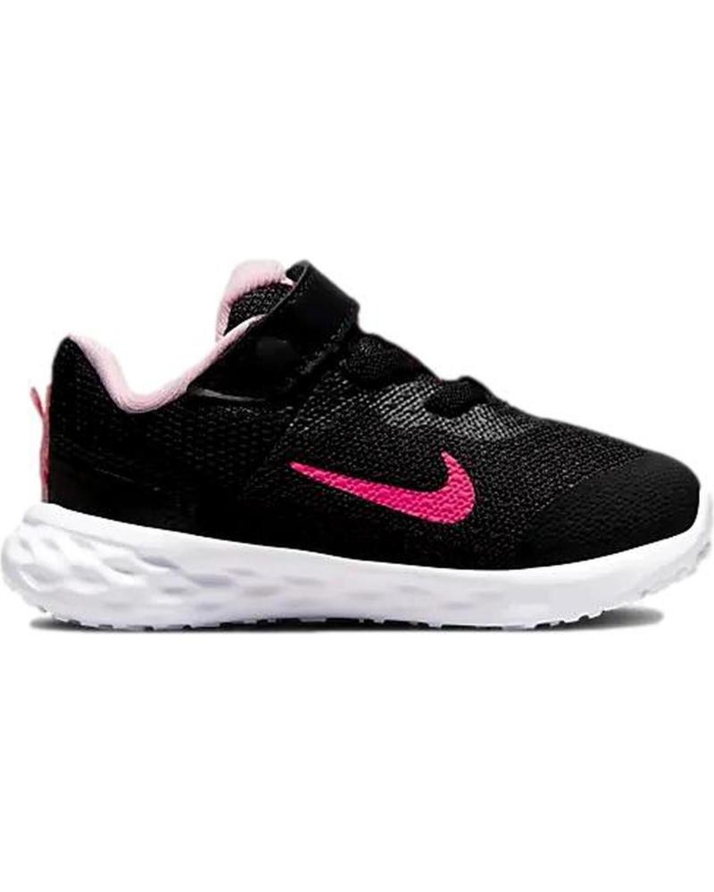 Sportivo per Bambina e Bambino NIKE ZAPATILLAS NIA REVOLUTION 6 NN DD1094 NEGRO